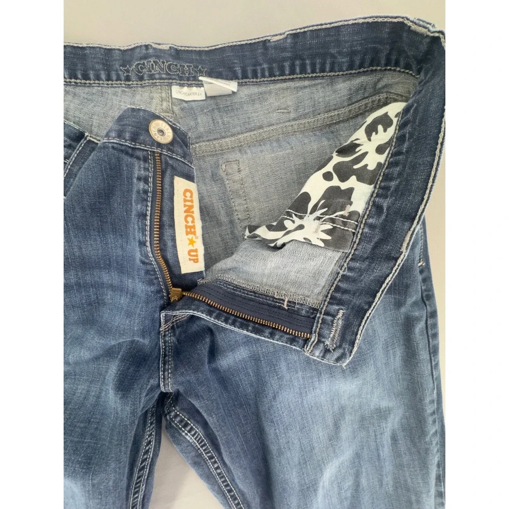 Cinch Carter 2.4 Men Relaxed Bootcut Jeans Blue Medium Wash 40x34 MB71934005
